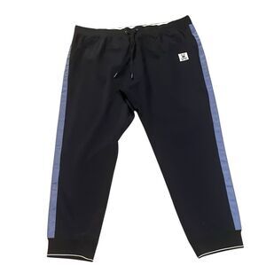Psycho Bunny Blue Sweat Pants Stripe Logo Drawstring Joggers 4XLT